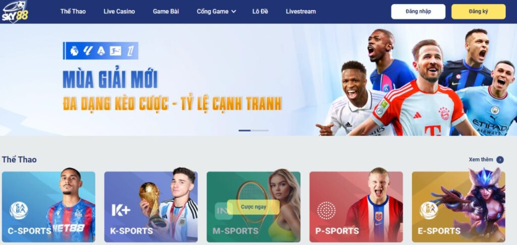 Sky88 - Thương Hiệu Nhà Cái Giải Trí Uy Tín Số 1 Châu Âu 1 Sky88 - Sân chơi cá cược hiện đại bậc nhất hiện nay